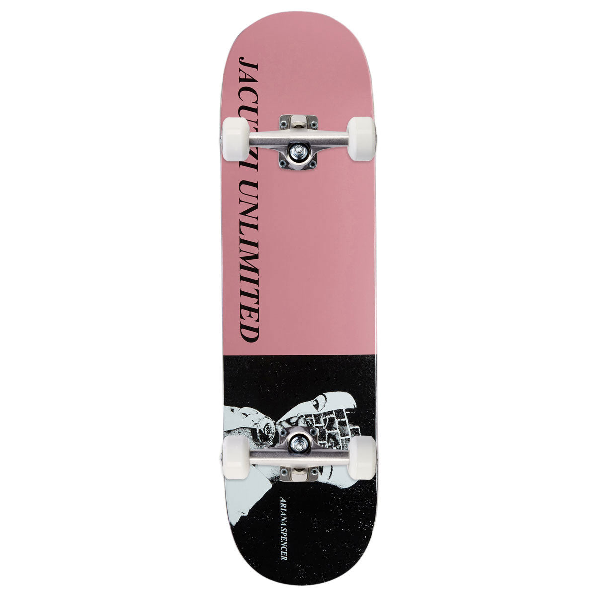 Jacuzzi Unlimited Ariana Spencer Wine EX7 Skateboard Complete - Rose - 8.50"