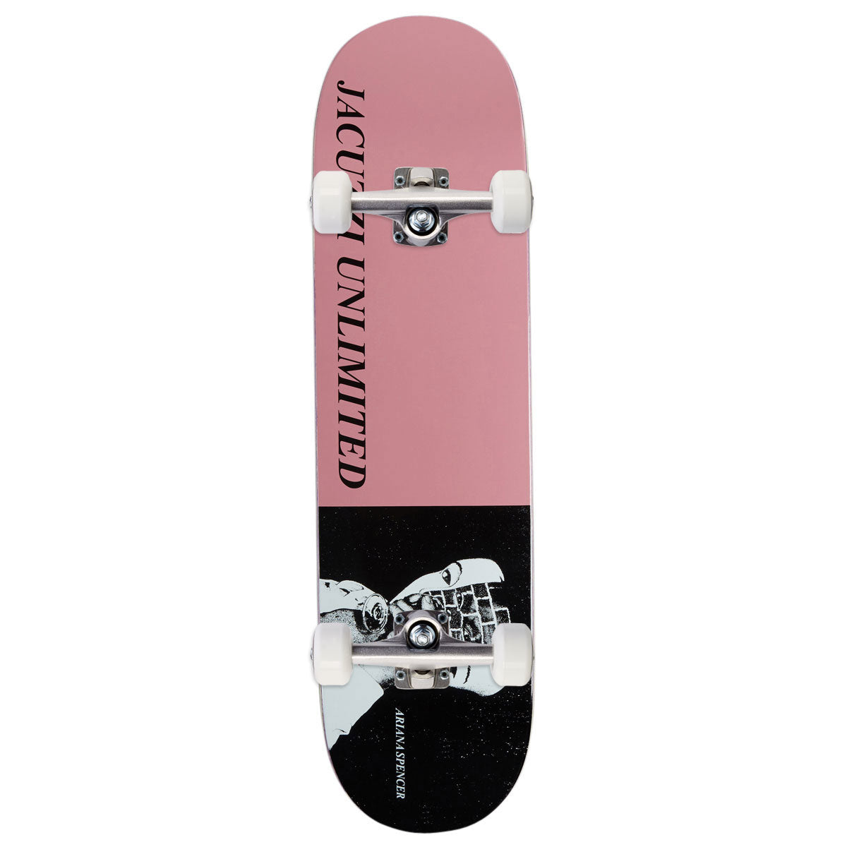 Jacuzzi Unlimited Ariana Spencer Wine EX7 Skateboard Complete - Rose - 8.25"