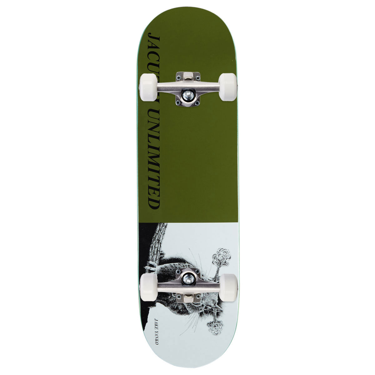 Jacuzzi Unlimited Jake Yanko Rabid EX7 Skateboard Complete - Green - 8.75"