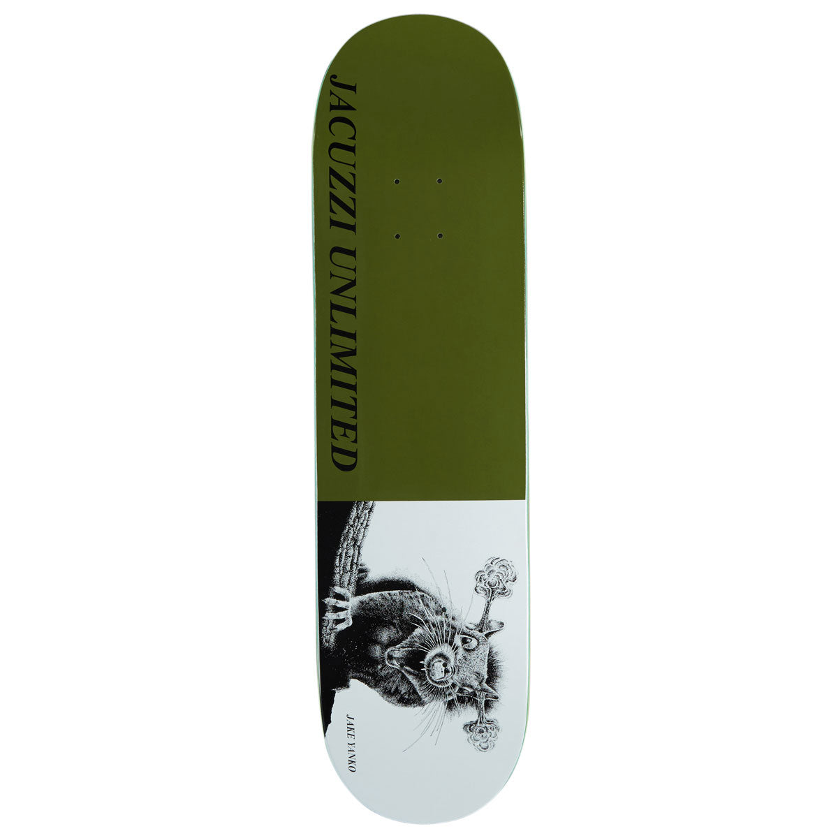 Jacuzzi Unlimited Jake Yanko Rabid EX7 Skateboard Deck - Green - 8.25"