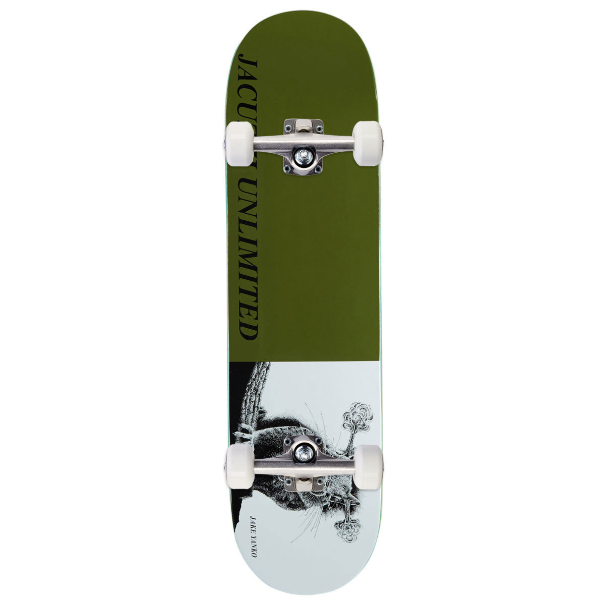 Jacuzzi Unlimited Jake Yanko Rabid EX7 Skateboard Complete - Green - 8.25"