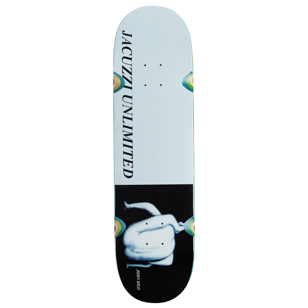 Jacuzzi Unlimited John Dilo Suck Me EX7 Skateboard Deck - Cool Grey - 8.50"