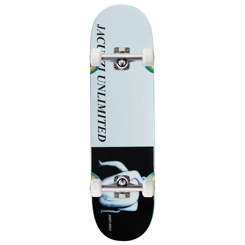 Jacuzzi Unlimited John Dilo Suck Me EX7 Skateboard Complete - Cool Grey - 8.50"