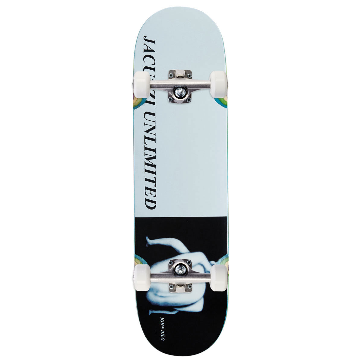 Jacuzzi Unlimited John Dilo Suck Me EX7 Skateboard Complete - Cool Grey - 8.50"