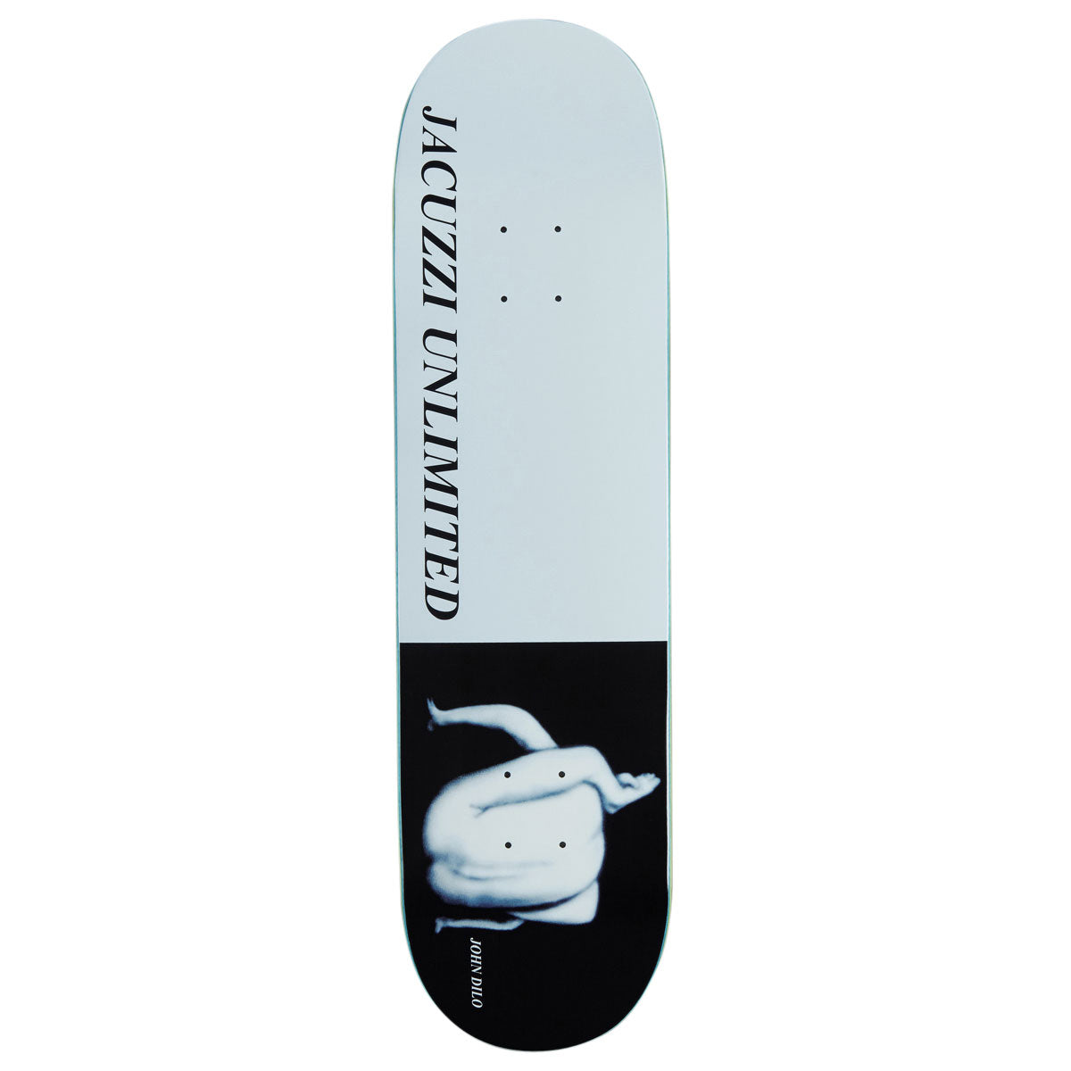 Jacuzzi Unlimited John Dilo Suck Me EX7 Skateboard Deck - Cool Grey - 8.375"
