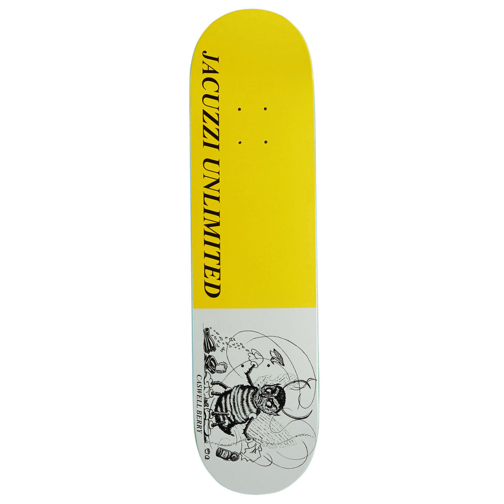 Jacuzzi Unlimited Caswell Berry Bee EX7 Skateboard Deck - Yellow - 8.00"