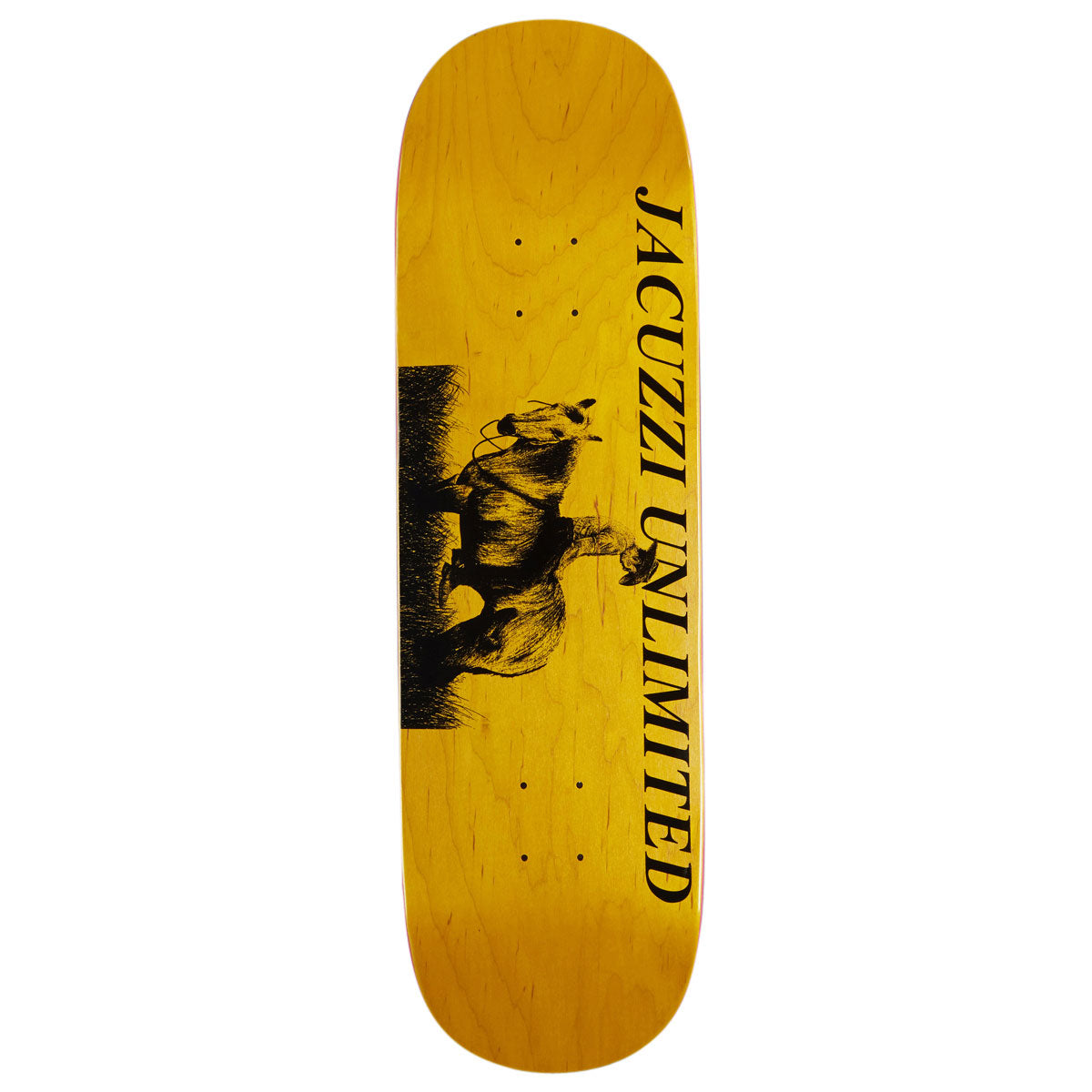 Jacuzzi Unlimited Jet Ski Cowboy Shovel Nose Full Shape EX7 Skateboard Deck - Yellow - 9.00"