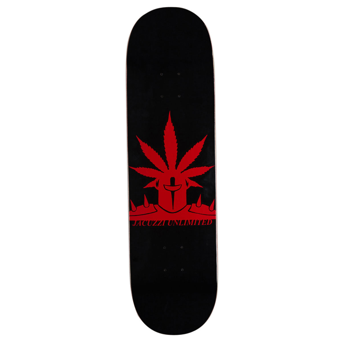 Jacuzzi Unlimited Weedstar EX7 Skateboard Deck - Black/Red - 8.50"