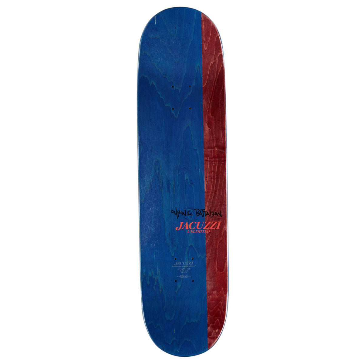 Jacuzzi Unlimited Weedstar EX7 Skateboard Deck - Black/Red - 8.50"
