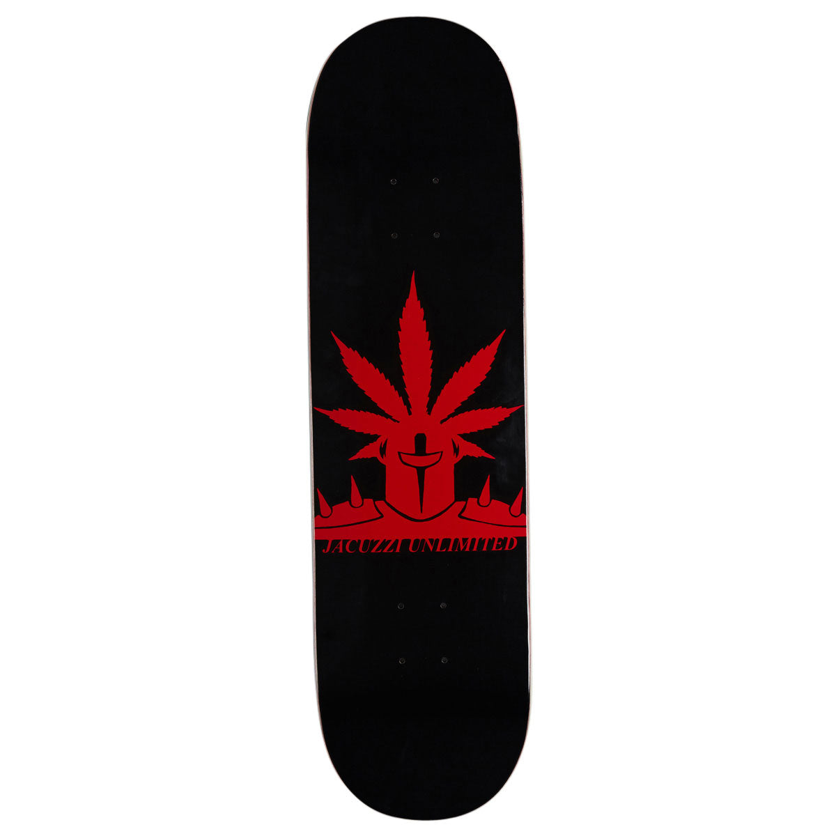 Jacuzzi Unlimited Weedstar EX7 Skateboard Deck - Black/Red - 8.25"