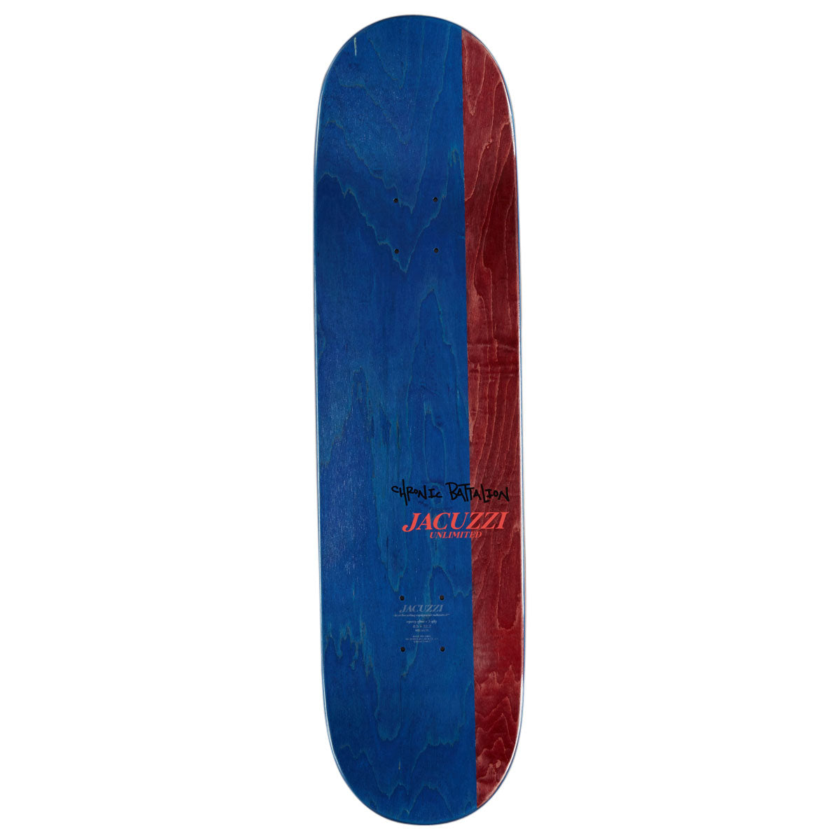 Jacuzzi Unlimited Weedstar EX7 Skateboard Complete - Black/Red - 8.25"