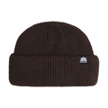 Autumn Double Roll Beanie - Chocolate