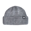 Autumn Cord Double Roll Beanie - Charcoal