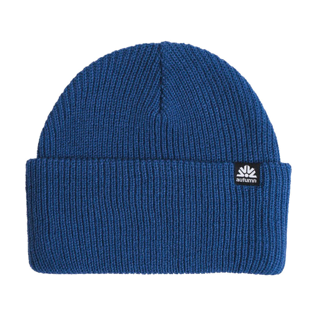 Autumn Simple Solid Beanie - Very Blue