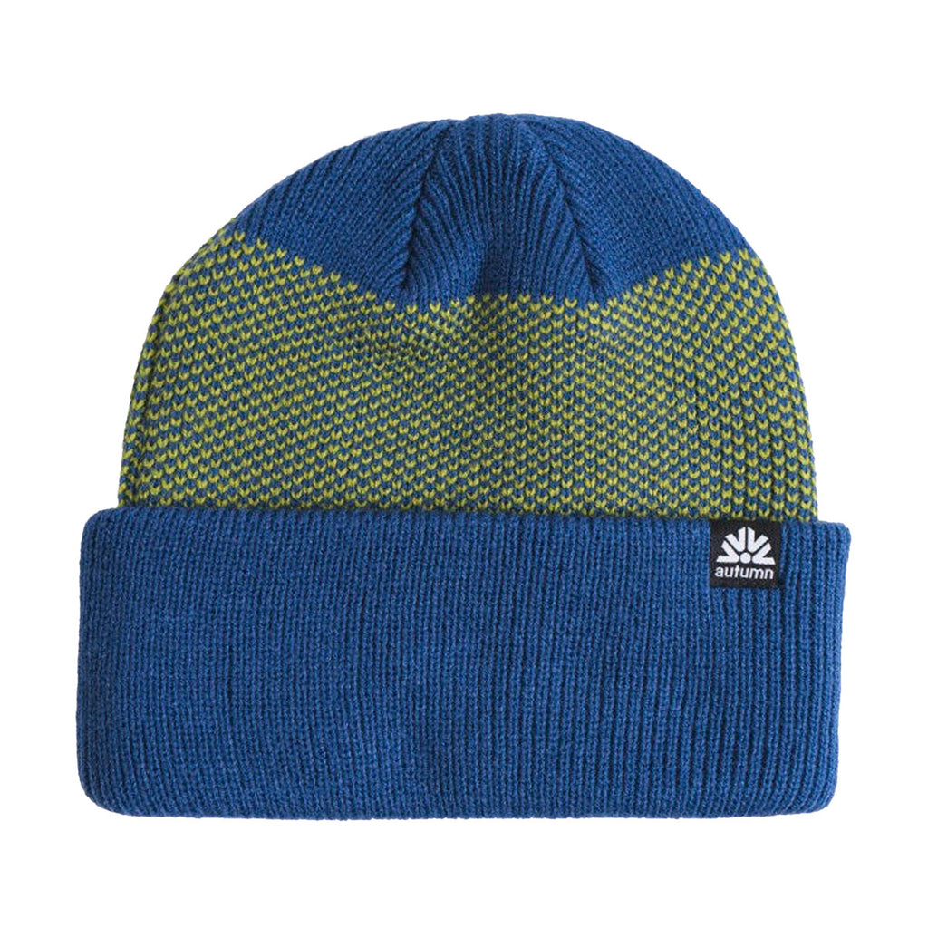 Autumn Birdseye Beanie - Blue Jay