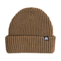 Autumn Ribbed Knit Beanie - Dark Sand