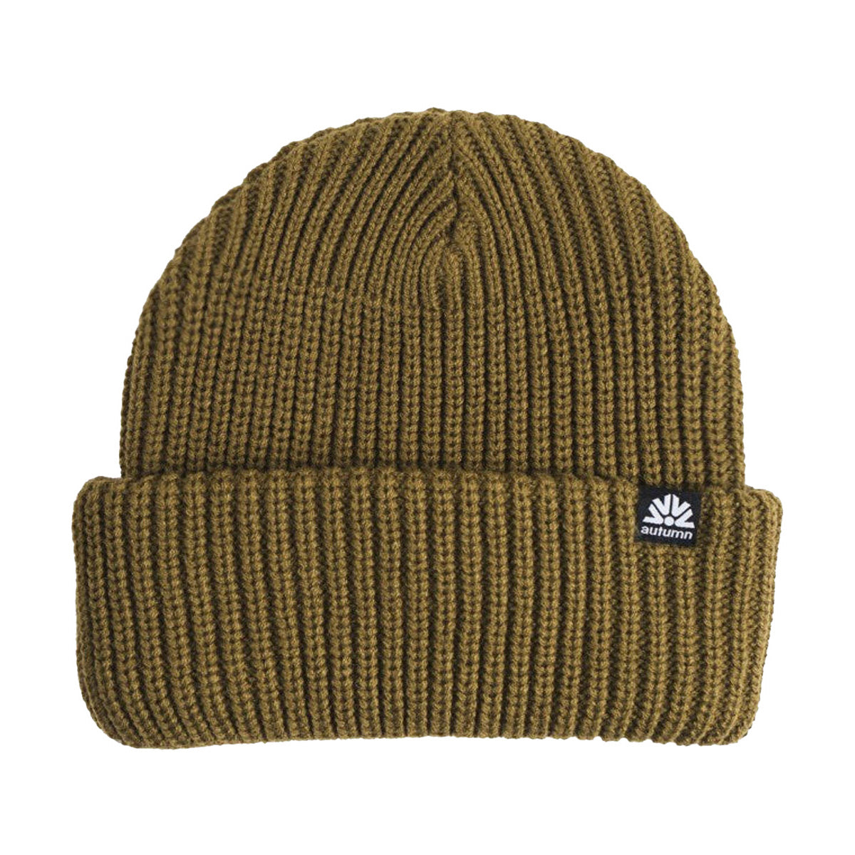 Autumn Ribbed Knit Beanie - Fir