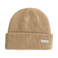 Autumn Waffle Beanie - Sand