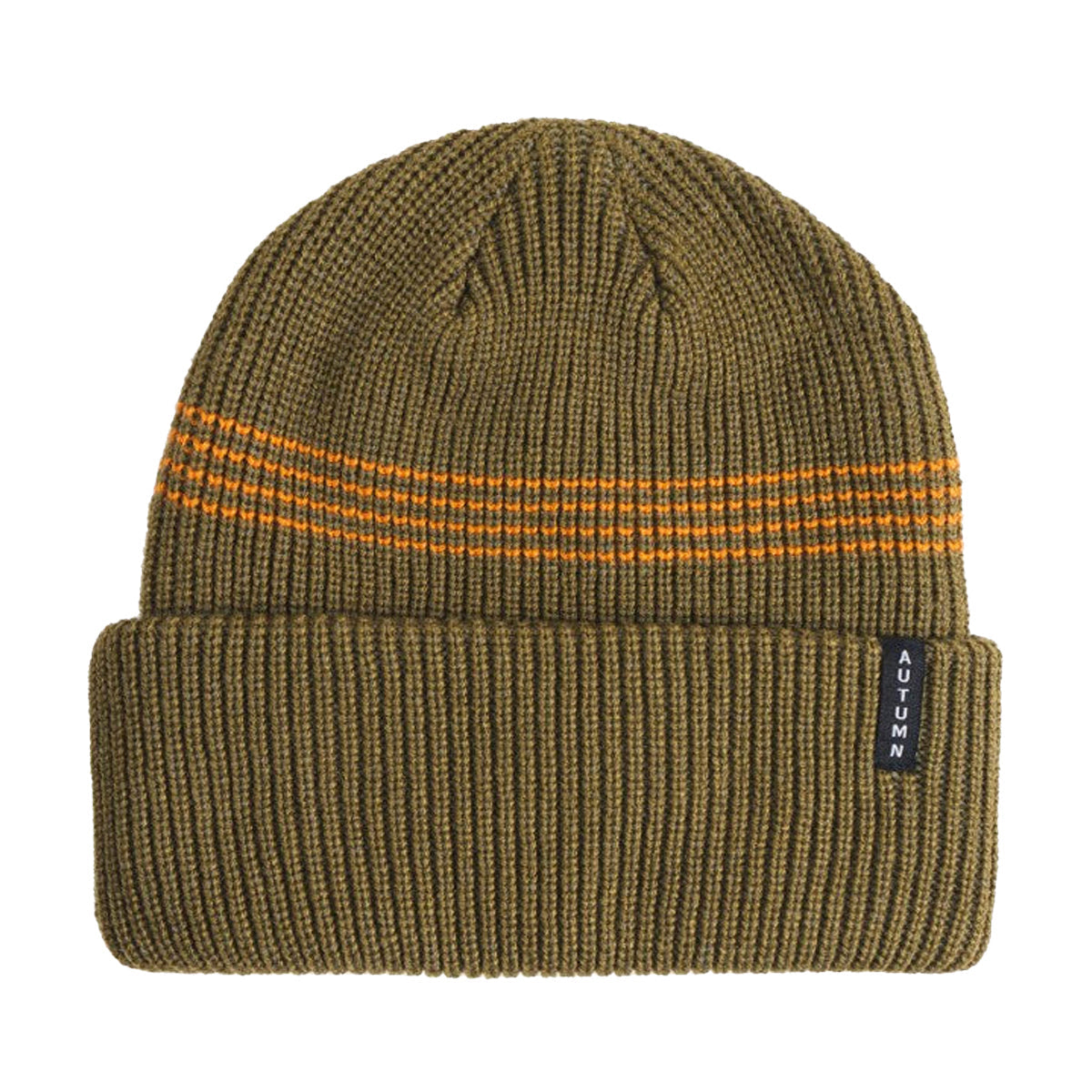 Autumn Mini Stripe Beanie - Fir