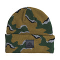 Autumn Wavy Camo Beanie - Fir