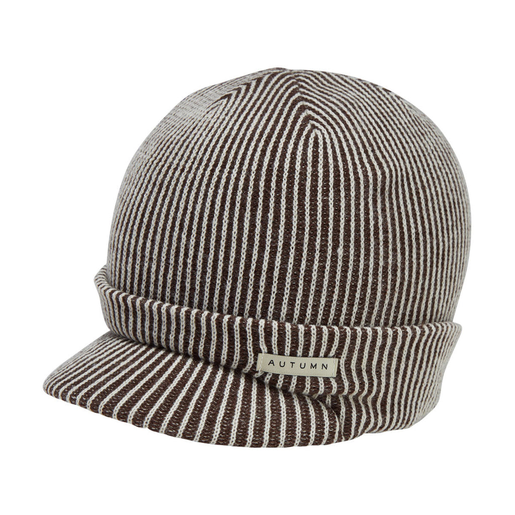 Autumn Cord Visor Beanie - Shell