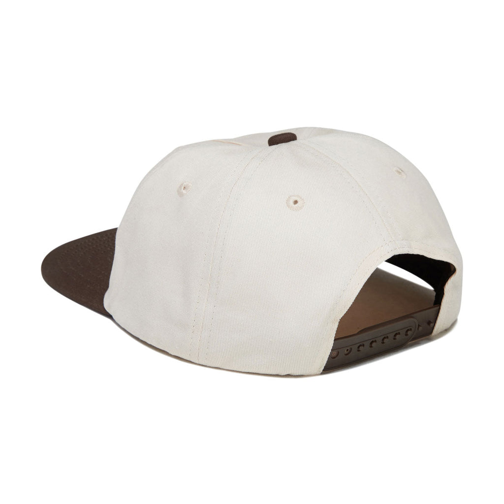 Autumn Twill Five Panel Snapback Hat - Natural