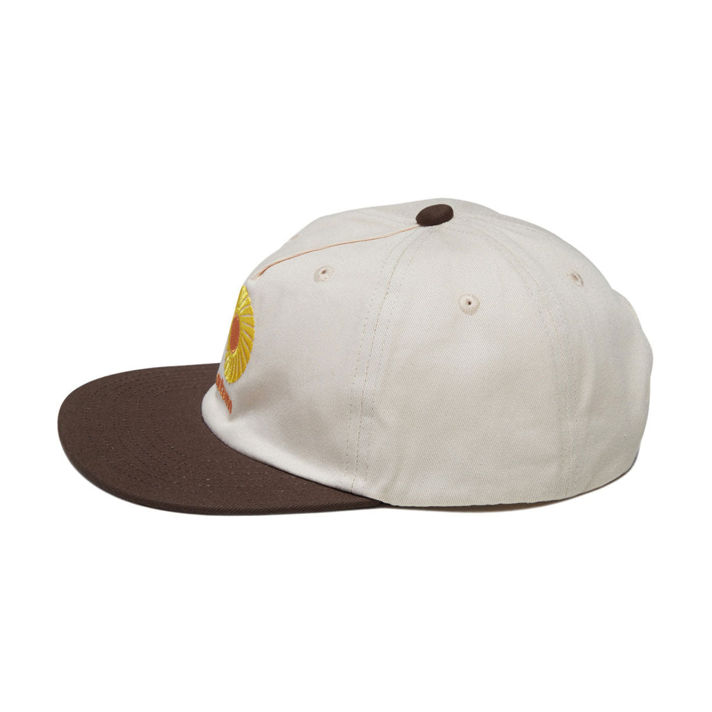 Autumn Twill Five Panel Snapback Hat - Natural