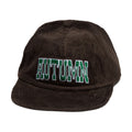 Autumn Cord Five Panel Snapback Hat - Chocolate