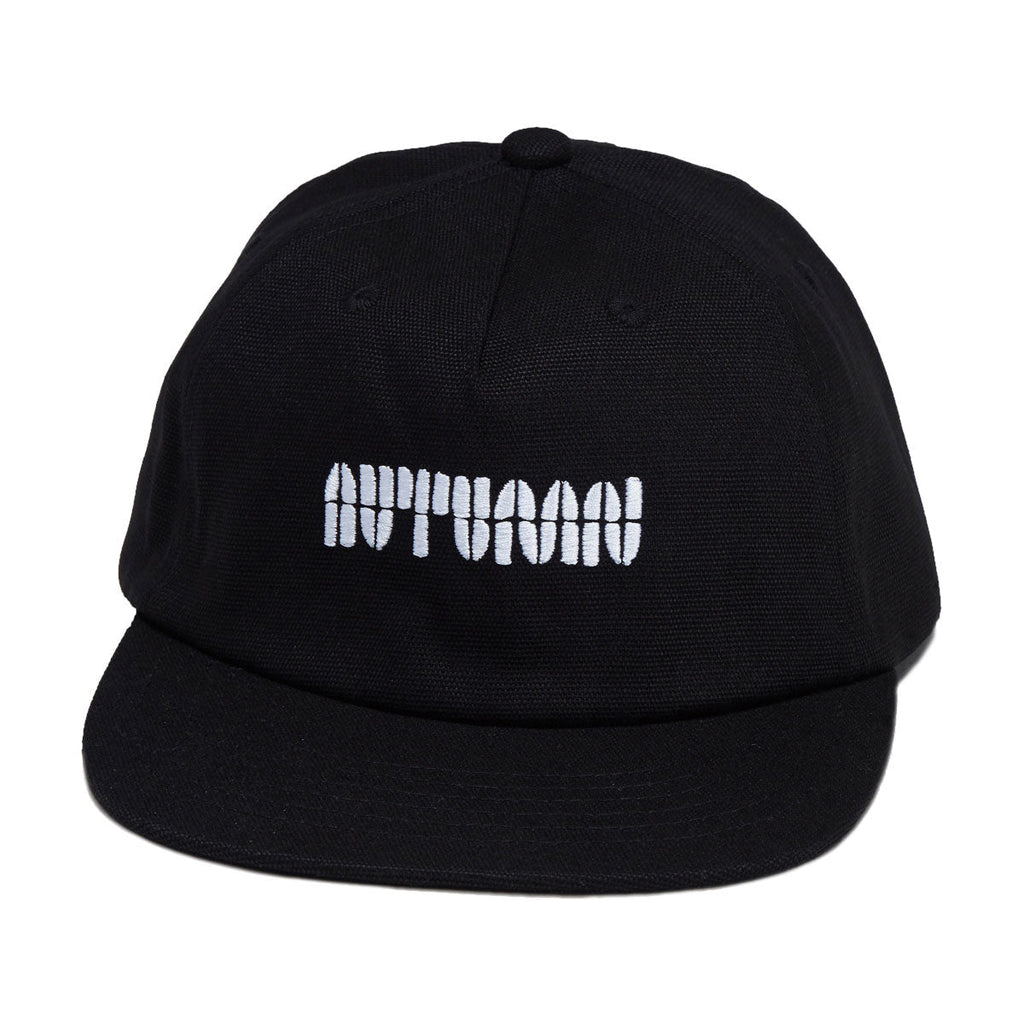 Autumn Canvas Six Panel Snapback Hat - Black