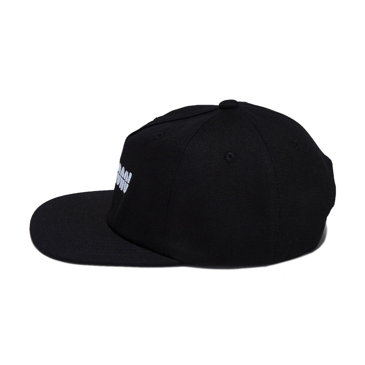 Autumn Canvas Six Panel Snapback Hat - Black