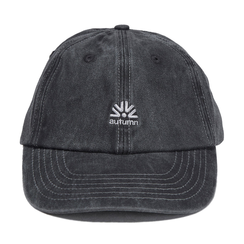 Autumn Six Panel Strapback Hat - Black 2026