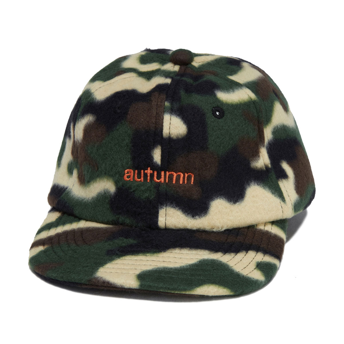 Autumn Six Panel Fleece Hat - Camo