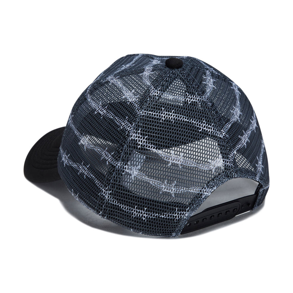 Corduroy Barbed Trucker Hat - Black
