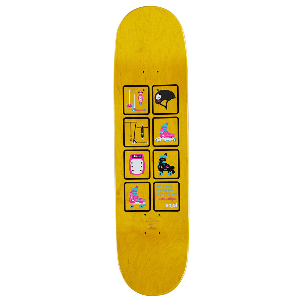 Enjoi Big Box Roller Blades R7 Skateboard Deck - Pink - 8.50"