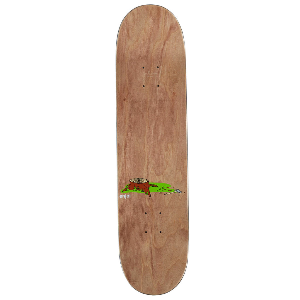 Enjoi Helvetica Neue R7 Skateboard Deck - White - 8.00"