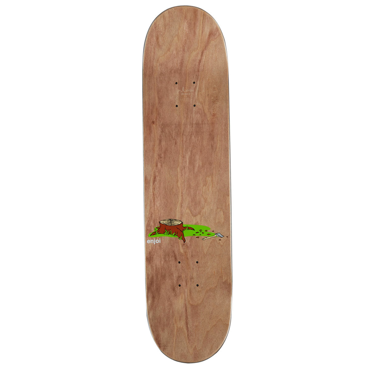 Enjoi Helvetica Neue R7 Skateboard Deck - White - 8.00"