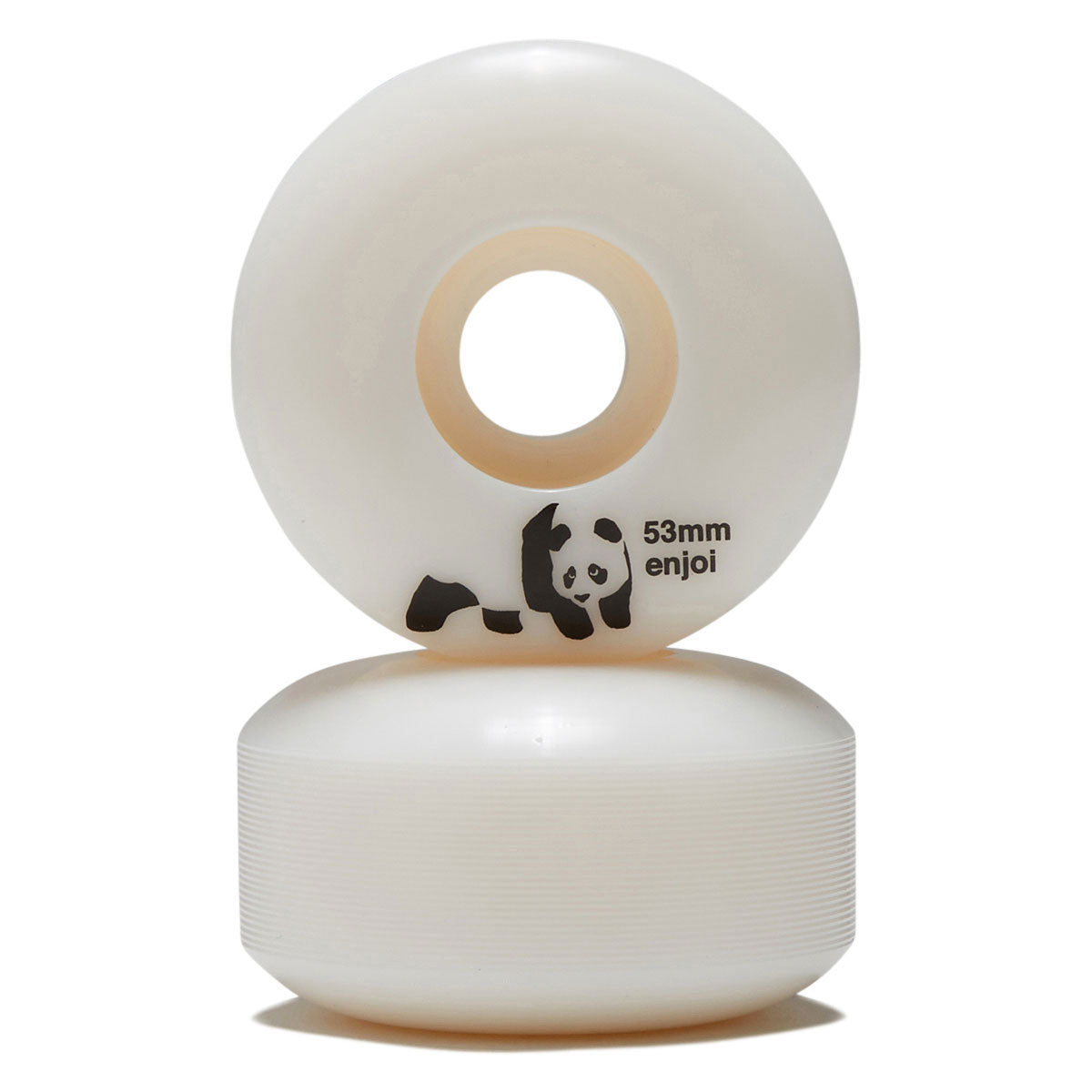 Enjoi Whitey Skateboard Wheels - White - 53mm