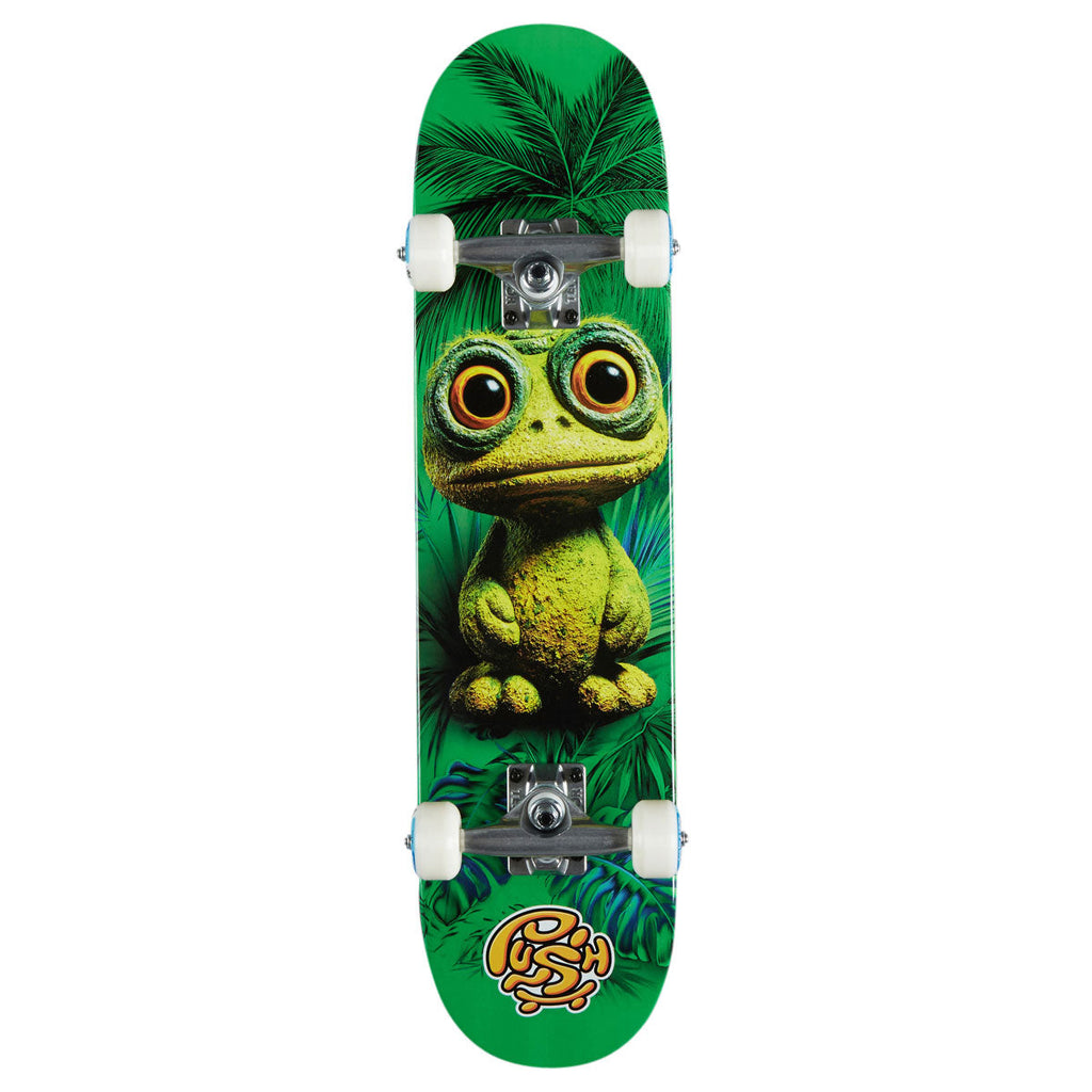Push Mr Frog FP Soft Top Pre-Built Skateboard Complete - Green - 7.00"