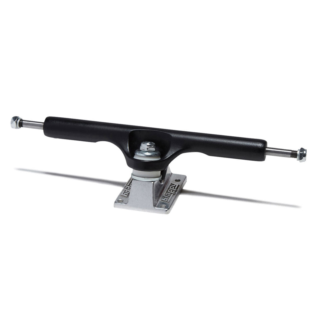 Slappy ST1 Hollow Wide Boys Laser Etch Skateboard Trucks - Black/Polished - 11.00"