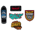 Shut Assorted 5 Pack Of Stickers - Multi