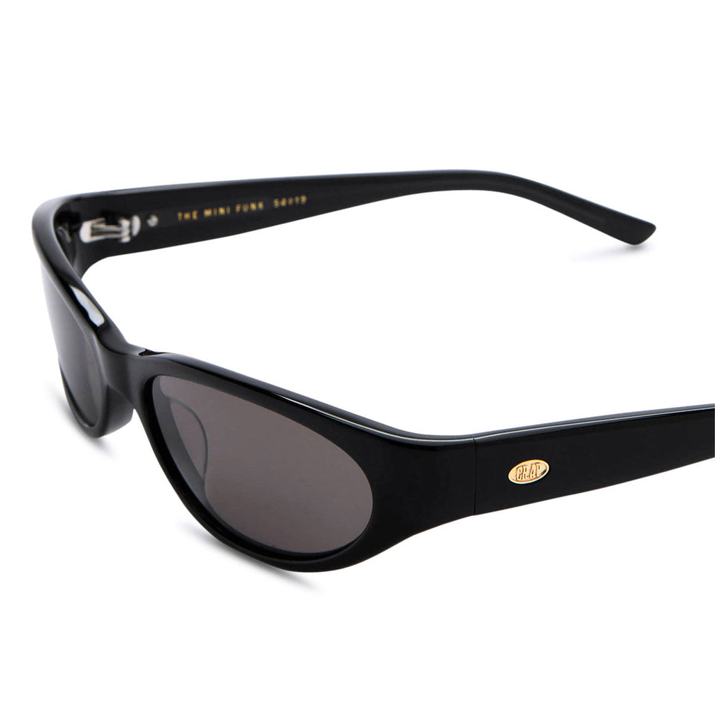 Crap Eyewear The Mini Funk Sunglasses - Black Bio/Polarized Smoke