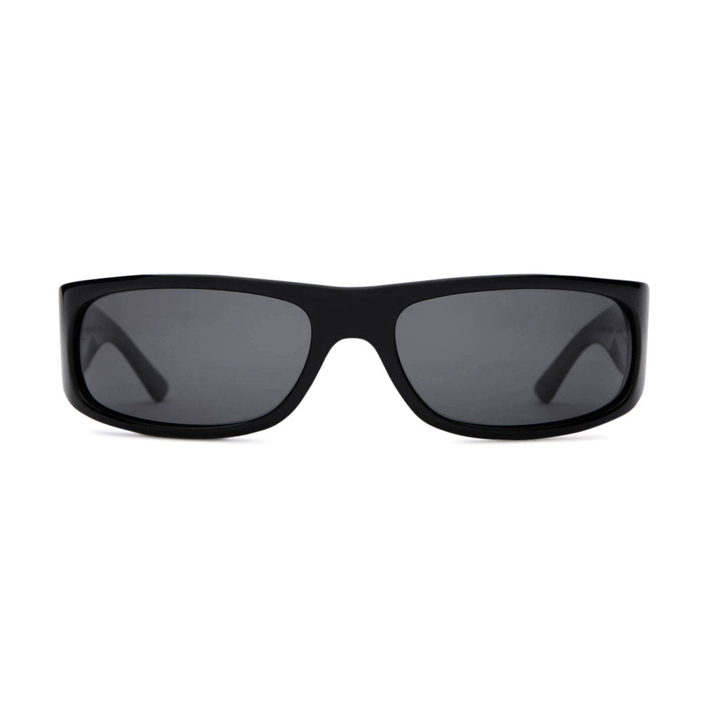 Crap Eyewear The Speed Charm Sunglasses - Black Bio/Polarized Grey