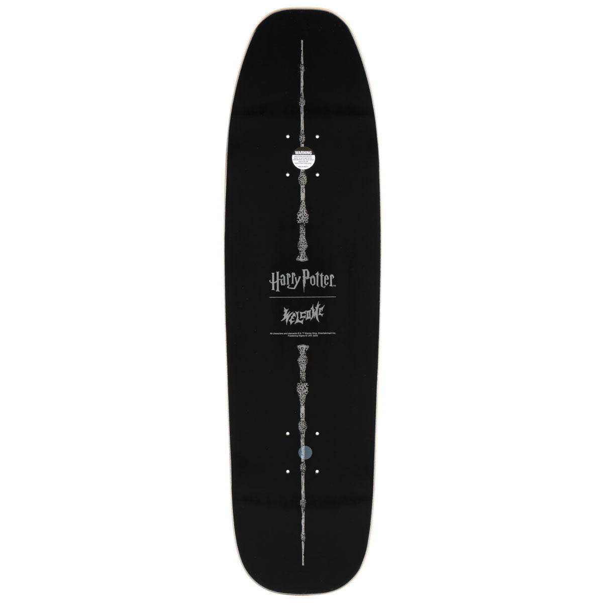 Welcome x Harry Potter Seeker On Nimbus 5000 Skateboard Deck - Gold Foil - 8.75"