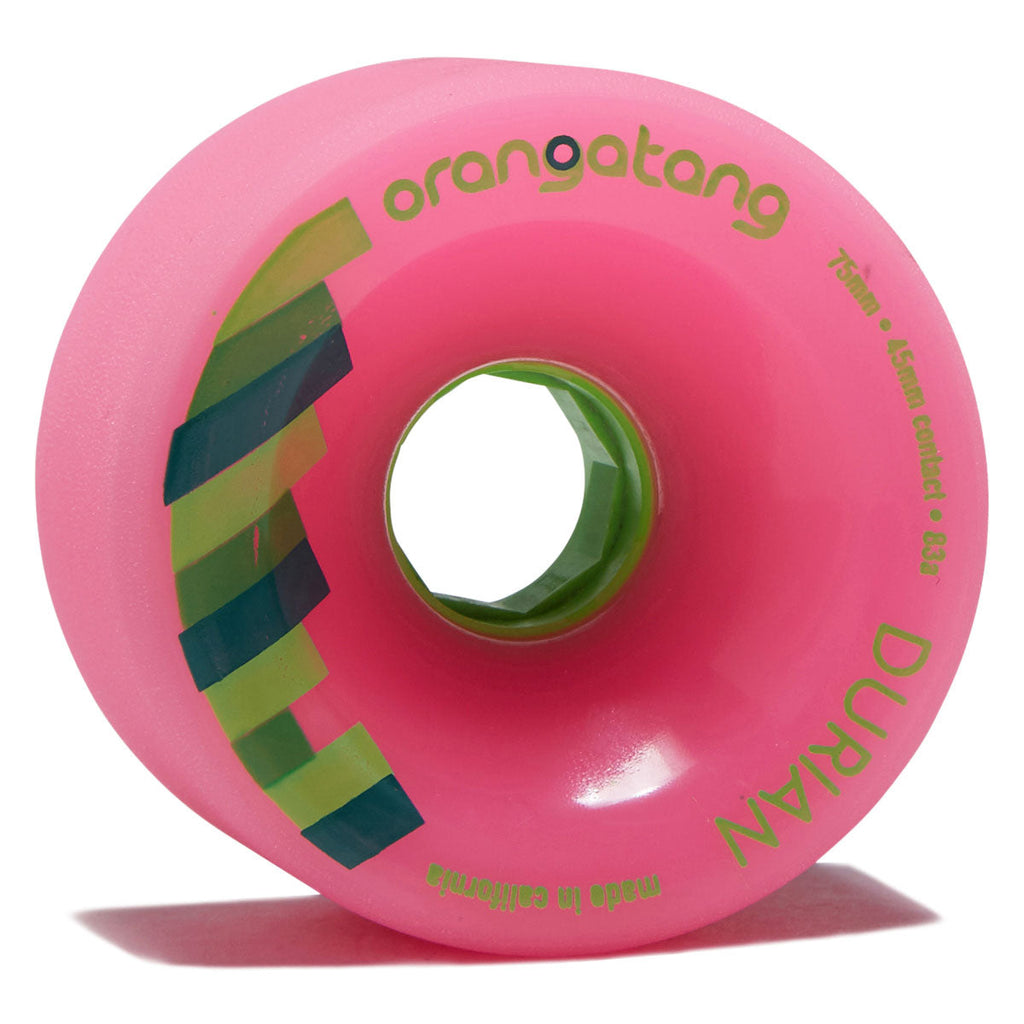 Orangatang Durian 83a Longboard Wheels - Pink - 75mm