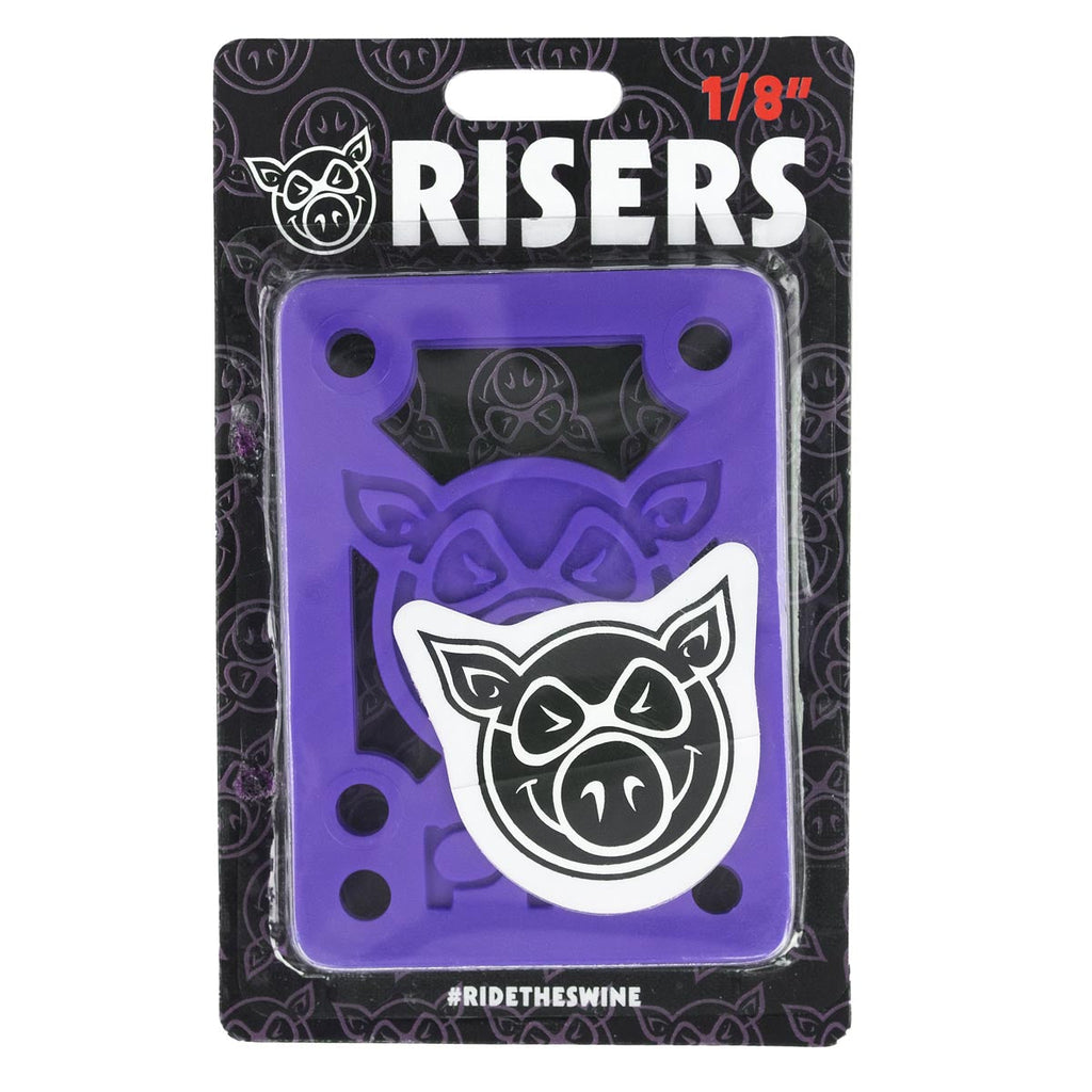 Pig Piles Hard Risers - Purple - 1/8"