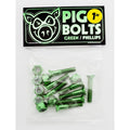 Pig Phillips Hardware - Anodized Green - 1"