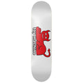 Toy Machine Devil Cat Skateboard Deck - White - 8.25"