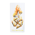 Toy Machine Charred Cross Sticker