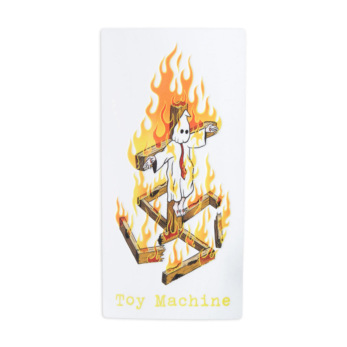 Toy Machine Charred Cross Sticker