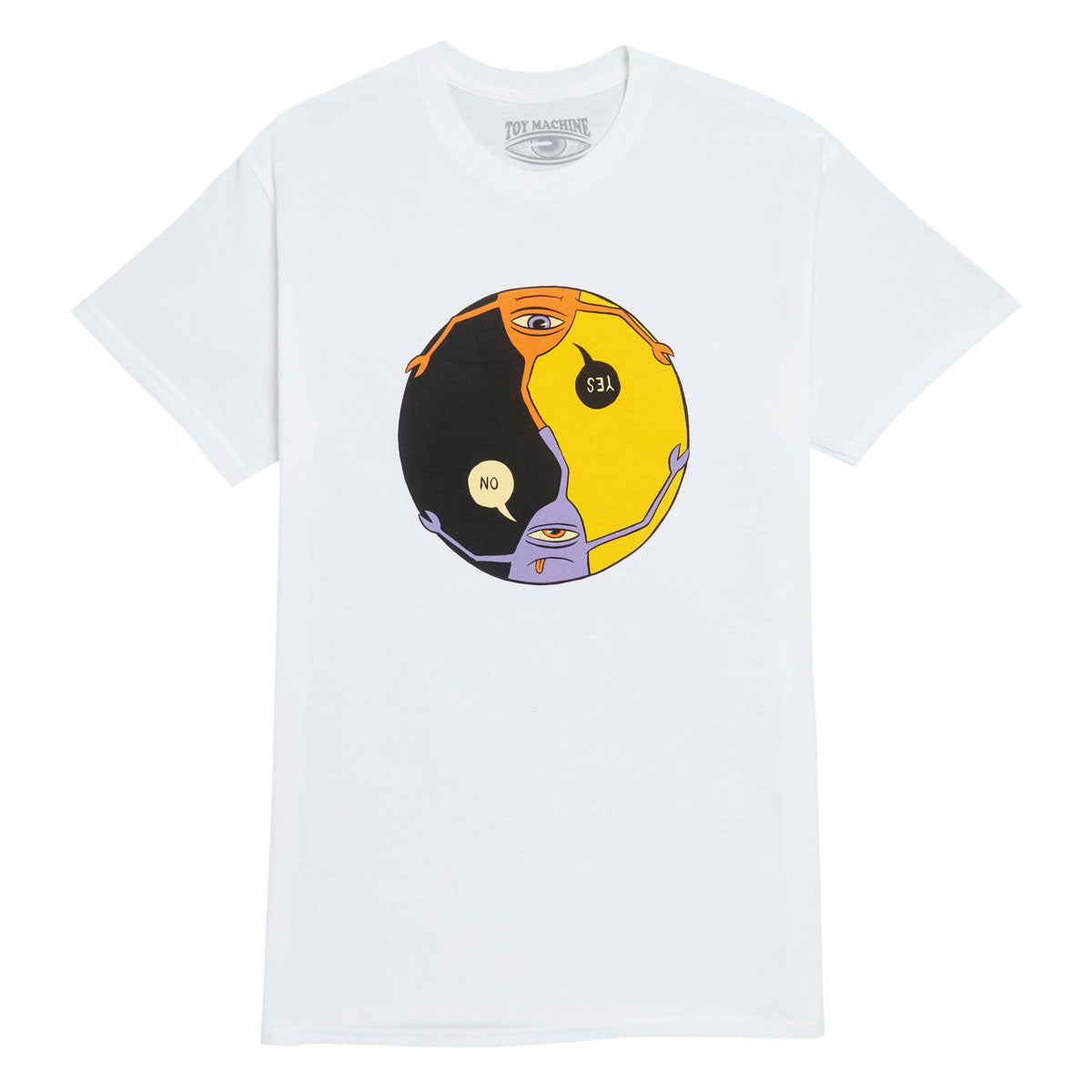 Toy Machine Yes/No T-Shirt - White